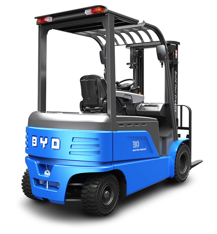 BYD 3 Ton Lithium Battery Forklift ECB30D Truck with Fast Charger