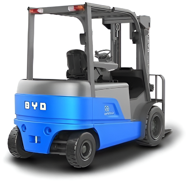BYD 5 Ton Heavy Duty Lithium Forklift ECB50D Truck with Fast Charger